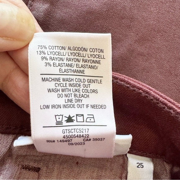 Joe's Jeans Callie Coated High Waist Ankle Bootcut Jeans - Size 25 - Picture 7 of 7